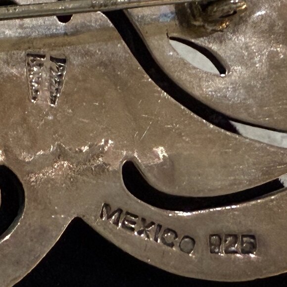 TAXCO 925 STERLING SILVER Pendant BROOCH - Picture 8 of 12